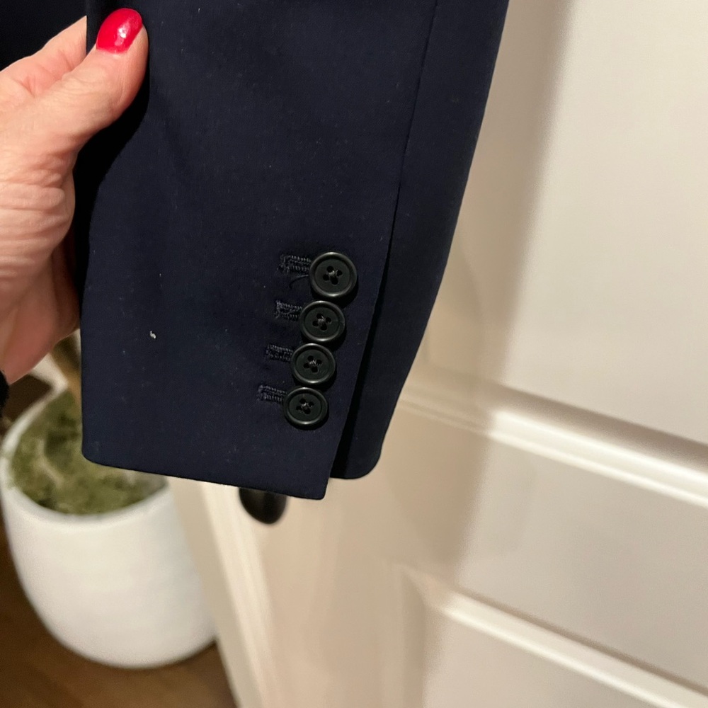 J. Crew  Regent Women's Navy Blazer - Picture 3 of 7